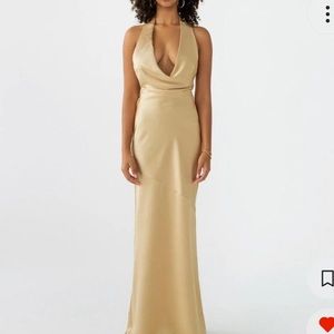 Arcina ori daniella dress in gold